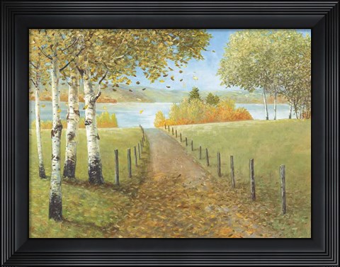 Framed Rural Route I Print