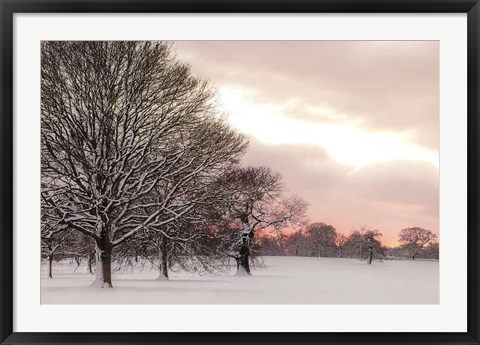 Framed Rosy Sunset Print