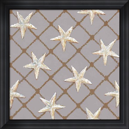 Framed Net Full of Stars Print