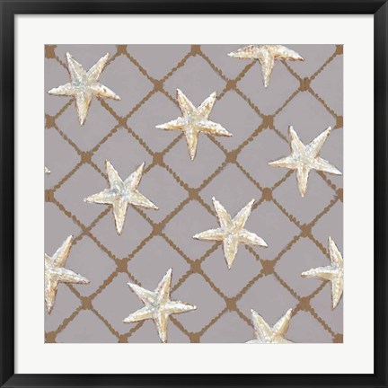 Framed Net Full of Stars Print