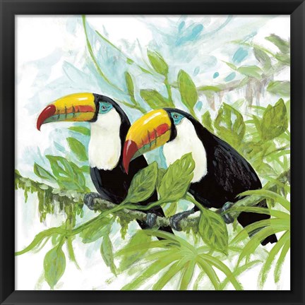 Framed Toucans Print