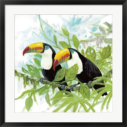 Framed Toucans Print