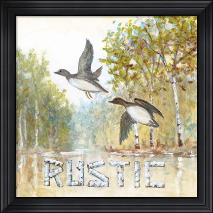 Framed Rustic Print