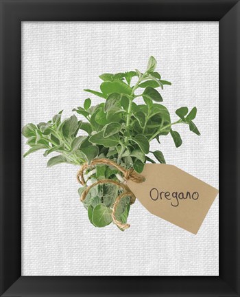 Framed Oregano Print