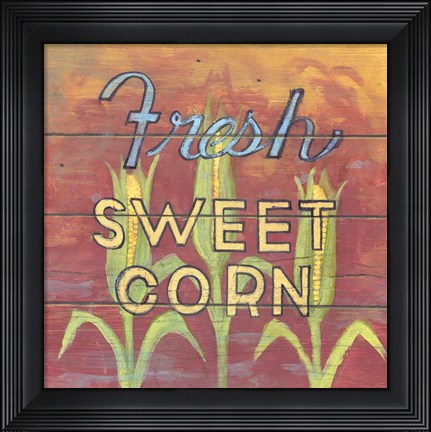 Framed Fresh Sweet Corn Print