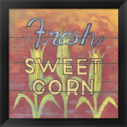 Framed Fresh Sweet Corn Print