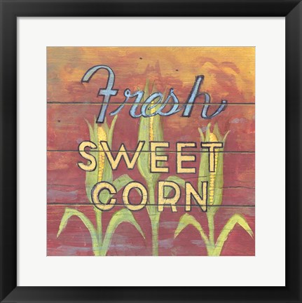 Framed Fresh Sweet Corn Print