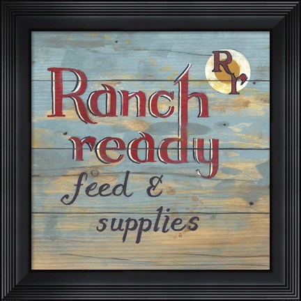 Framed Ranch Ready Print