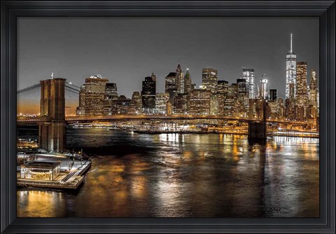 Framed New York Pano Print