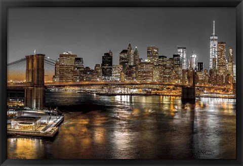 Framed New York Pano Print