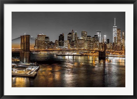 Framed New York Pano Print