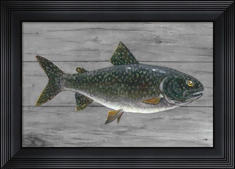 Framed Cold Lake Beauty Print