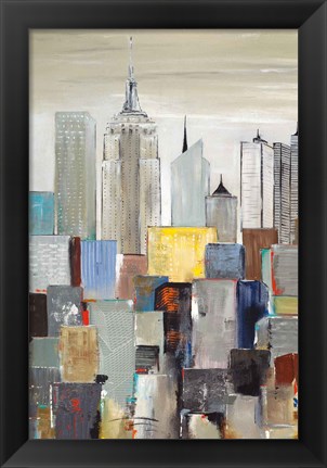 Framed New York Skyline I Print