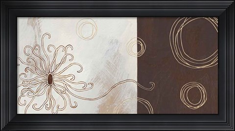 Framed Balancing Blossoms I Print