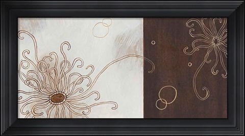 Framed Balancing Blossoms II Print