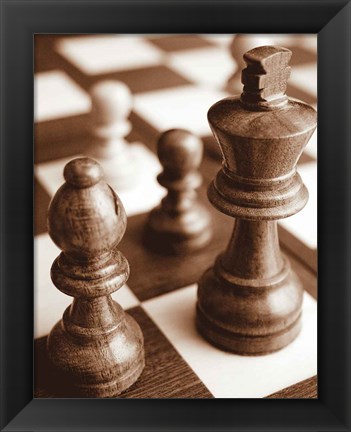 Framed Chess Print