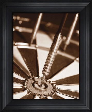 Framed Darts Print