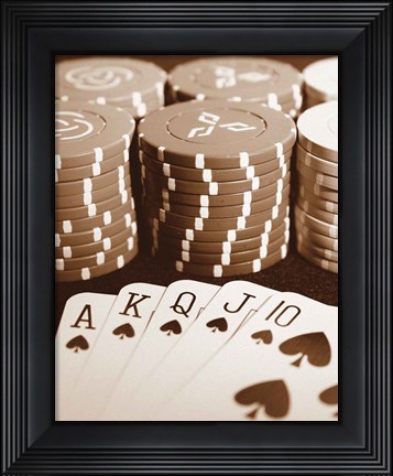 Framed Poker Print