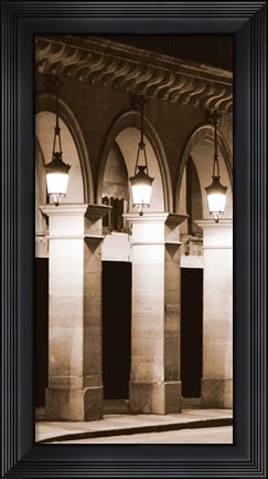 Framed Paris Lights I Print