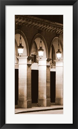 Framed Paris Lights I Print