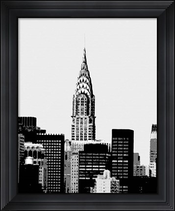 Framed Vintage NY II Print