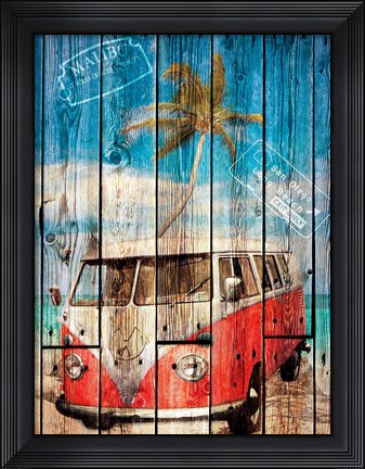 Framed La Playa Print