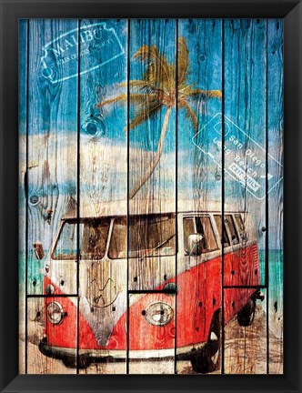 Framed La Playa Print