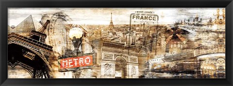 Framed Visiting France Print