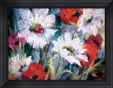 Framed Tangled Garden II Print