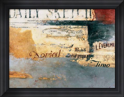 Framed Zeppelin Print