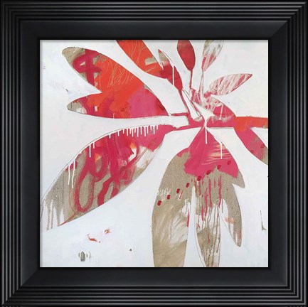 Framed Tropical Landscape I Print