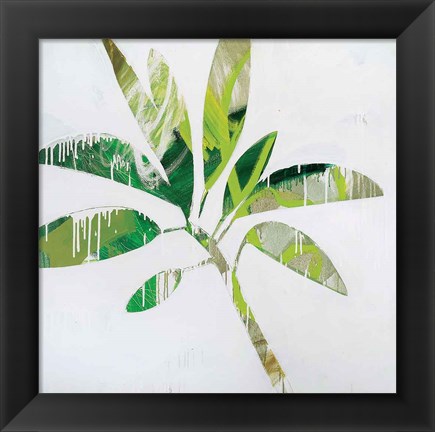 Framed Tropical Landscape IV Print