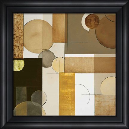 Framed Spherical Movement I Print