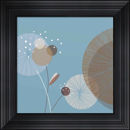 Framed Blue Breeze II Print