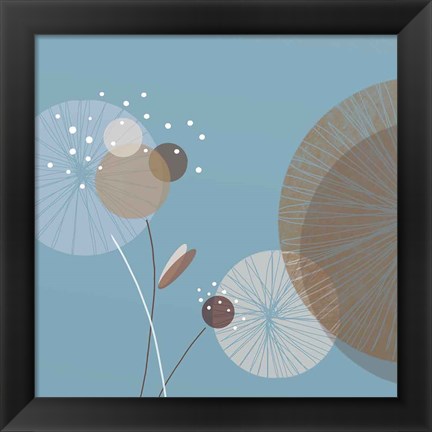 Framed Blue Breeze II Print