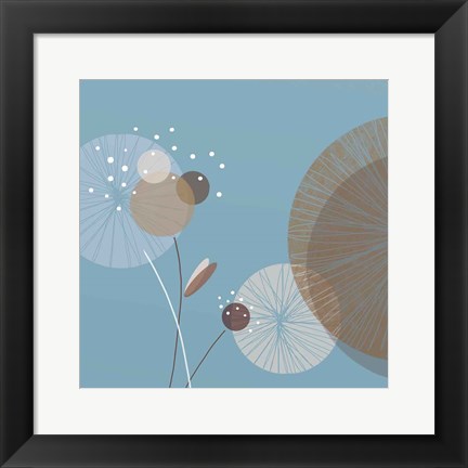 Framed Blue Breeze II Print