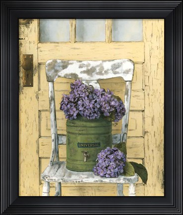 Framed Cottage Bouquet I Print