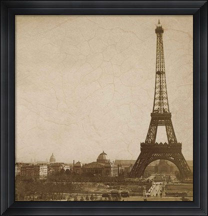 Framed Historical Paris Print
