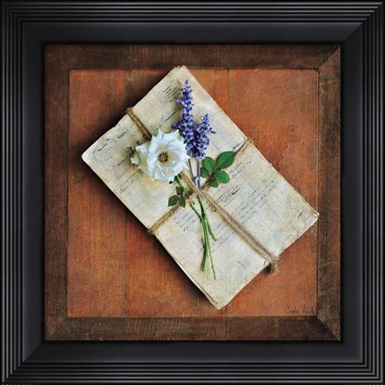 Framed Letters To Home I Print