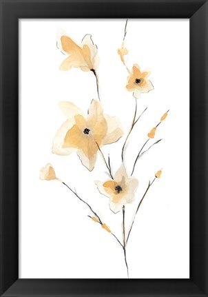 Framed Morning Glory II Print