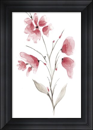 Framed Love In Bordeaux I Print