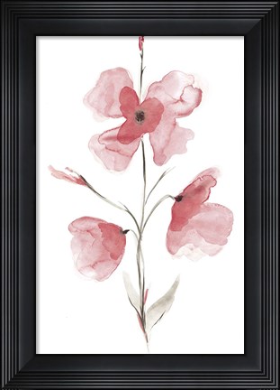 Framed Love In Bordeaux II Print