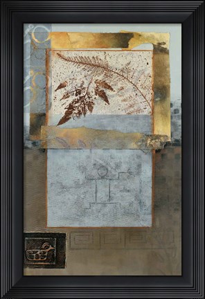 Framed Nature Leaf I Print