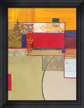 Framed Golden Day I Print