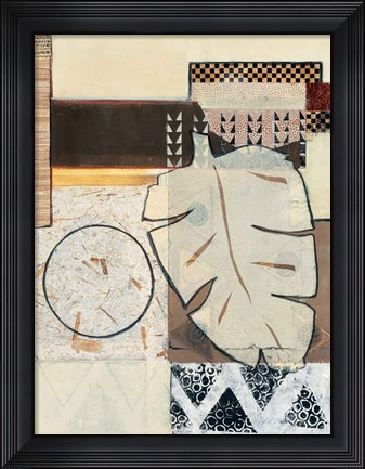 Framed Global Patterns I Print