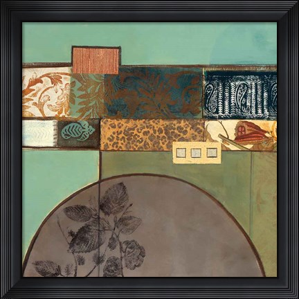 Framed Botanical Textures II Print