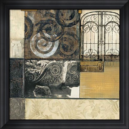 Framed Classical Ruins I Print