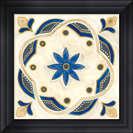 Framed Timeless Tiles I Print