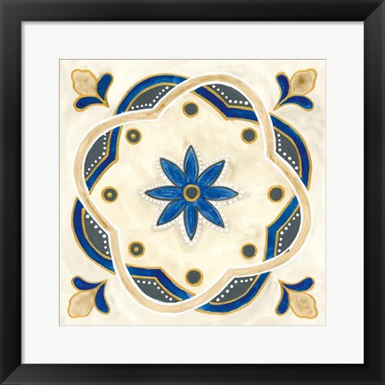 Framed Timeless Tiles I Print