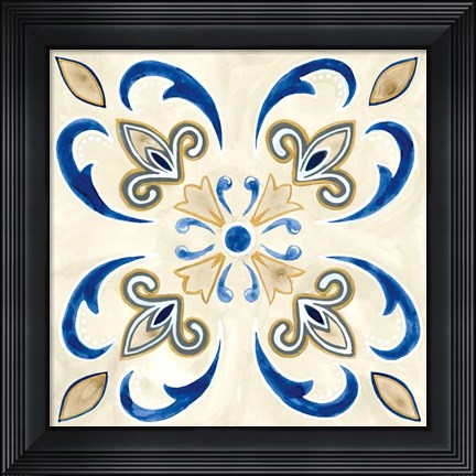 Framed Timeless Tiles II Print